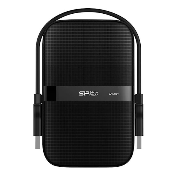 Extern hårddisk - Silicon Power - Armor A60 2To Svart - Stötsäker USB3.2