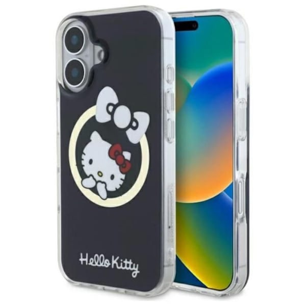 Coque Hello Kitty IML Fun Bow MagSafe för iPhone 16 (svart) svart