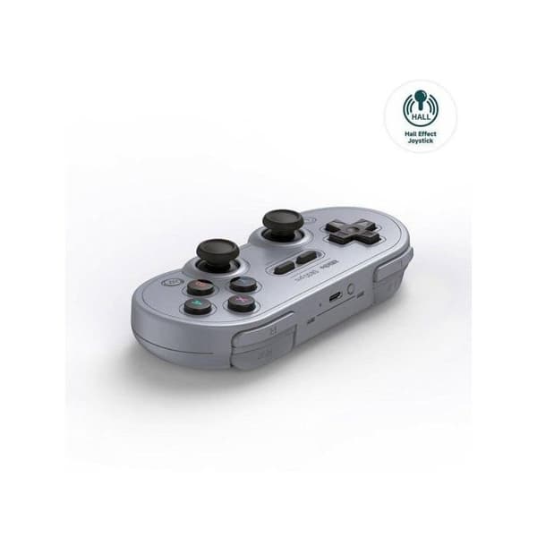 8BitDo SN30 Pro Spelkontroll Hall Effekt Grå grå