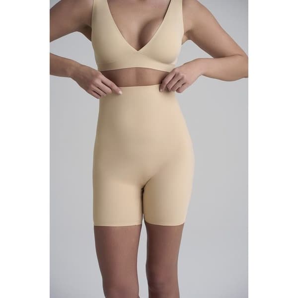 Shorty osynlig hög midja dam Bye Bra beige XL