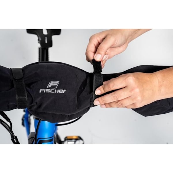 Skyddsskydd - Fischer - Elcykel - Svart polyester - Universell - 80 cm max Svart