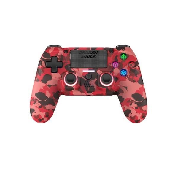 Gamepad - DragonShock - MIZAR BT - Camouflage Red - Bluetooth - Vibration Röd kamouflage