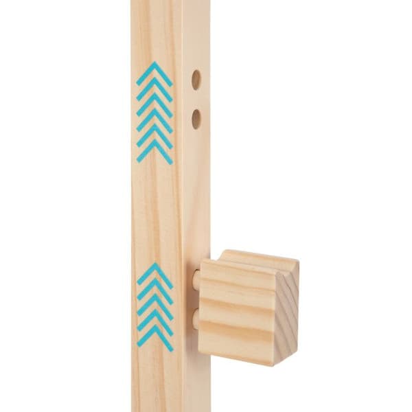 Hinder i trä - SMALL FOOT - 12438 - Utomhusleksak - Multicolor - Variabel höjd 20-70 cm