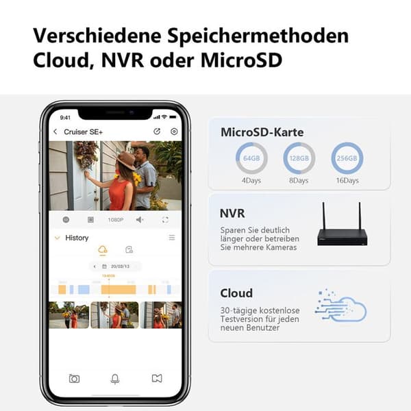 Utomhuskamera - Imou - Cruiser SE+ - 5MP - Människodetektion - Nattvision