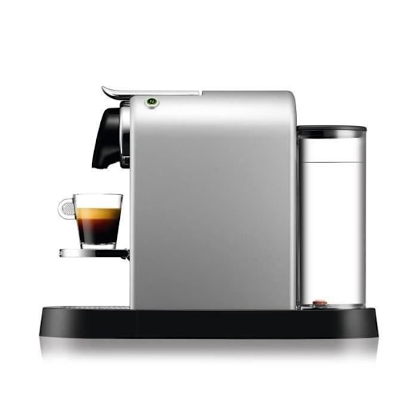 KRUPS NESPRESSO CITIZ kaffemaskin Silver Espresso kapsel kaffebryggare YY4118FD