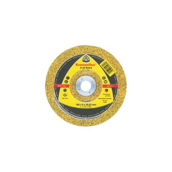 10 slipskivor/slipskivor MD EXTRA A 24 D. 180 x 8 x 22,23 mm - Metall - 13446