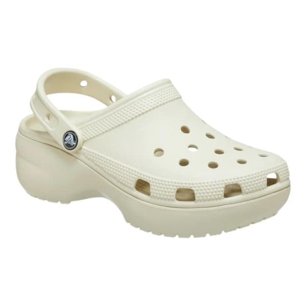 Kvinnor Sabots - CROCS - Classic Platform - Beige - Plattform - Plastöverdel ben 39