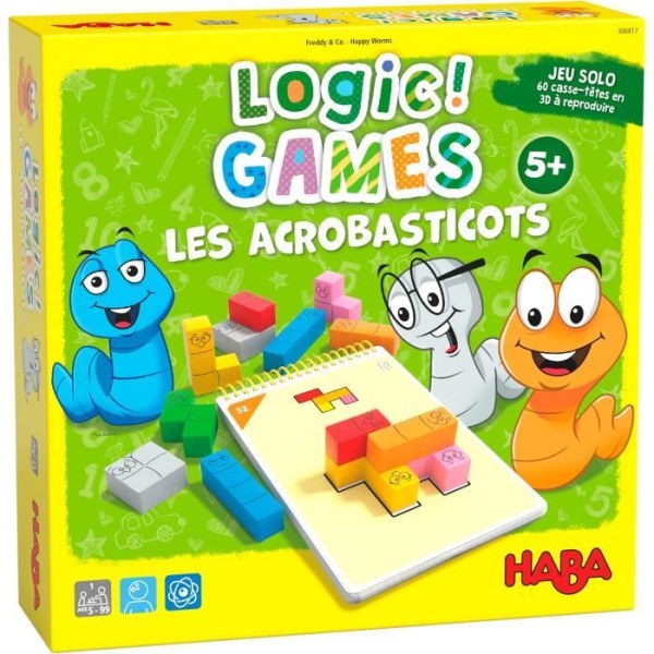 HABA - Logik! SPEL Les acrobasticots - Logikspel - Brädspel Barn 5 år och +