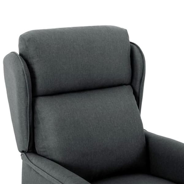 Mörkgrå massagefåtölj