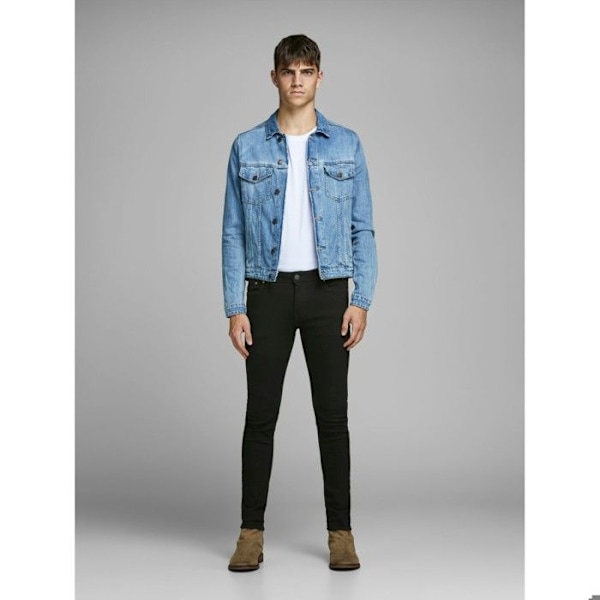 Jean Skinny - Jack & Jones - Iliam Original 009 - Svart - Standardstorlek - Man svart 31/30