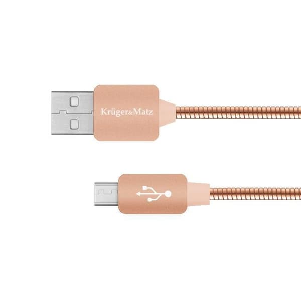 USB-kabel till Micro USB Kruger&Matz KM0360 | 1m | Ren koppar | Laddning & Data