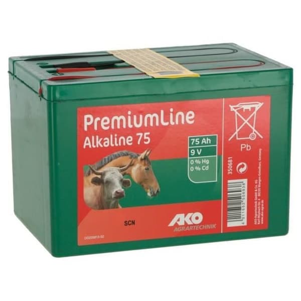 Ako Alkaline Batteri 210 Ah, 9V grön röd