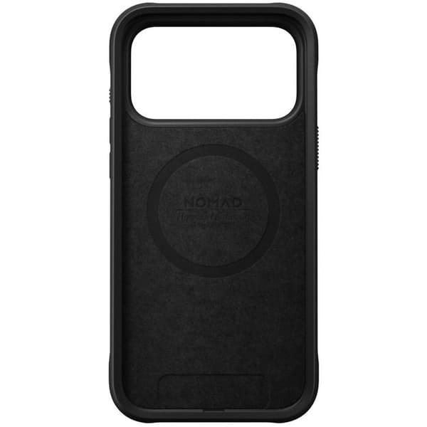 Läderfodral - NOMAD - iPhone 17 Pro Max - Rustik Brun - Robust Skydd - Elegant Brun svart
