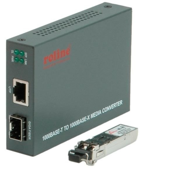 ROLINE RC1000SX/LC Gigabit Ethernet Fiberoptisk mediakonverterare - Multi-Mode - IEEE 802.3z