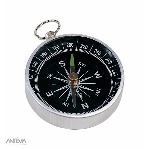 Fickkompass - ANTEVIA - Set om 3 - Metall - Hög precision - Svart färg
