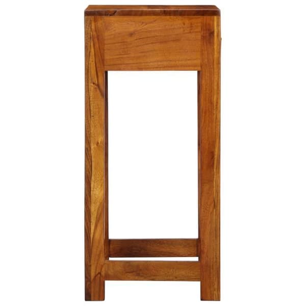 Sidobord - Telefonstöd - Massivt akaciaträ - 35x35x75 cm - Chic elegans Brun