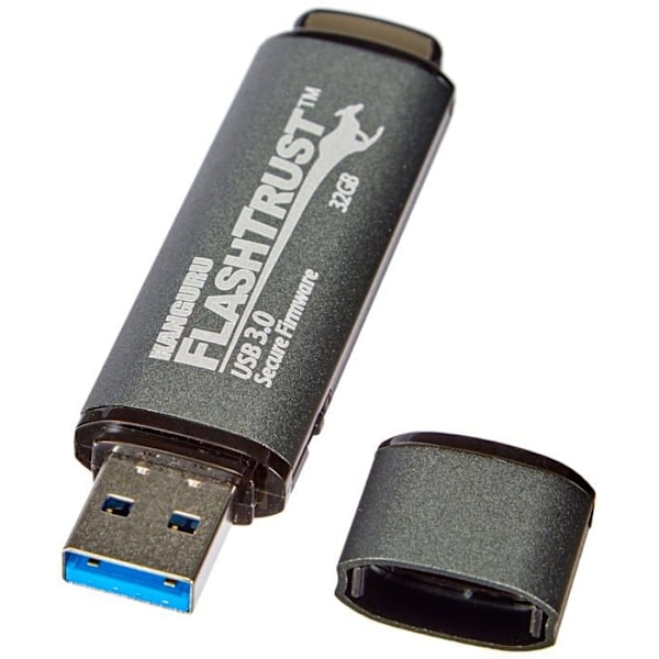 Kanguru usb-sticka - WP-KFT3-32G - Flash Trust USB 3.0-sticka 32 GB svart Grå