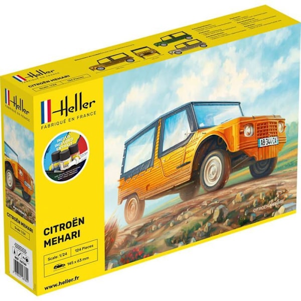 Modellbil: Kit: Citroën Mehari (Version 1) Enfärgad