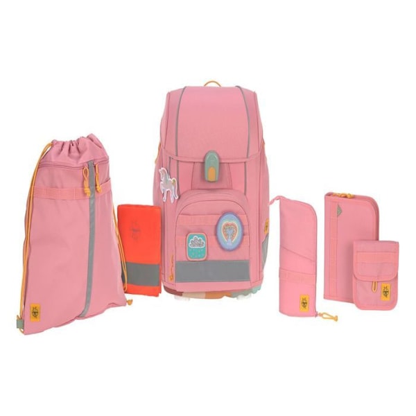 Skolvaska - Lässig - Boxy Unique - Rosa - One size - Grundskola Rosa
