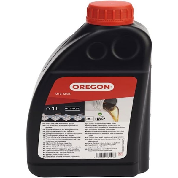Kedjaolja - OREGON - O10-4935 - 1 L - Skydd mot slitage - Minskar friktionen