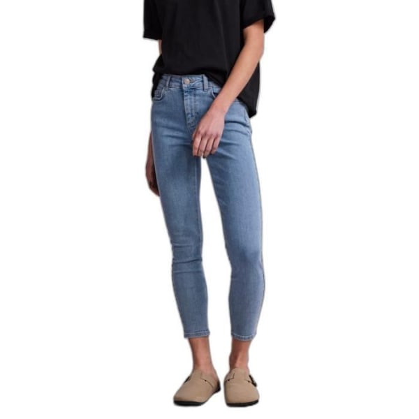 Pieces Delly CR skinny jeans för kvinnor MB48 - mellanblå denim/blå - S Mellanblå denim/blå S