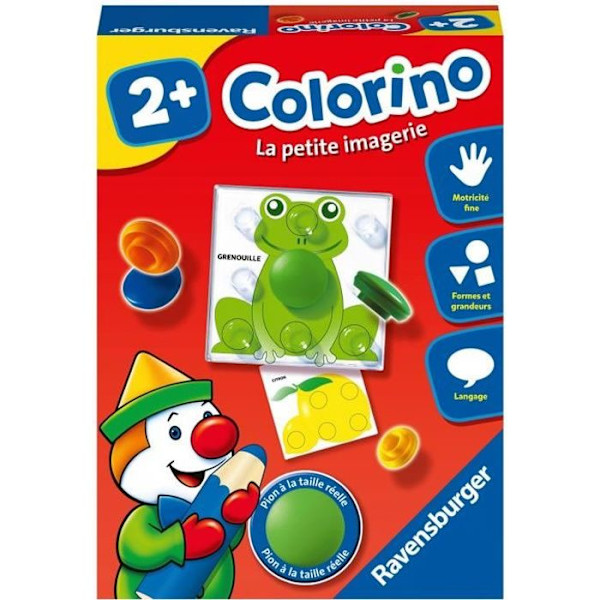 Colorino Little imagery - Pedagogiskt spel - Lära sig om färger - Barns kreativa aktiviteter - Ravensburger - Från 2 år Flerfärgad