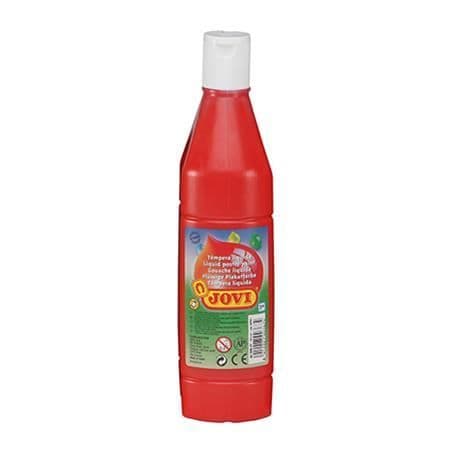 JOVI flytande temperafärg 500 ml - Röd