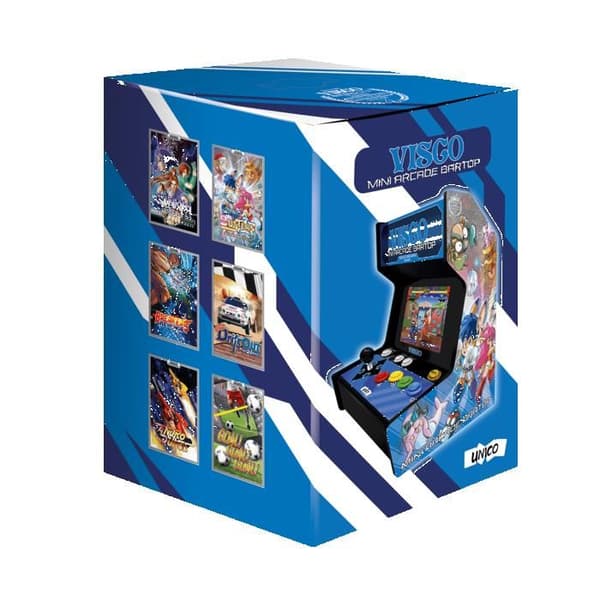 VISCO Mini Borne d'Arcade typ BARTOP + 12 Spel