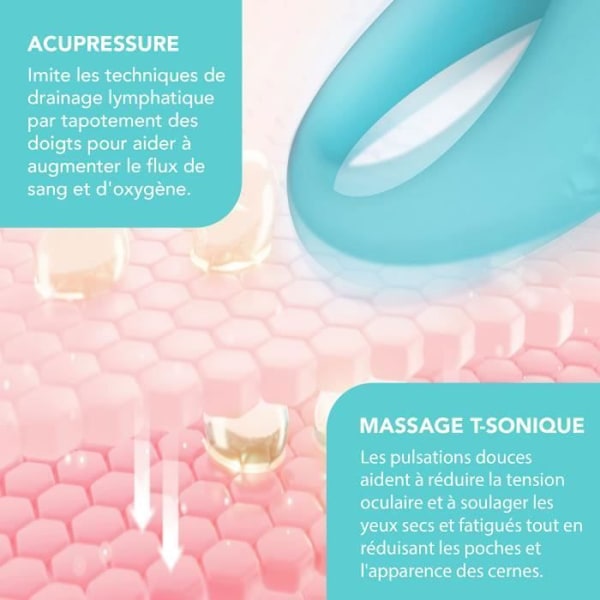 FOREO IRIS 2 upplysande ögonmassager - Mint - Lymfdränage och minskning av mörka ringar mynta