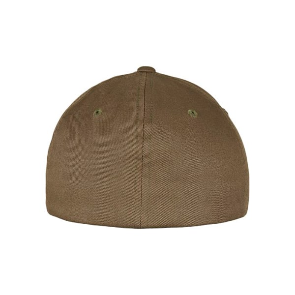 Keps - Flexfit - 3-Färgad - Neonorange/Vit/Olive - Unisex - Vår/Sommar orange fluo/vit/oliv S / M