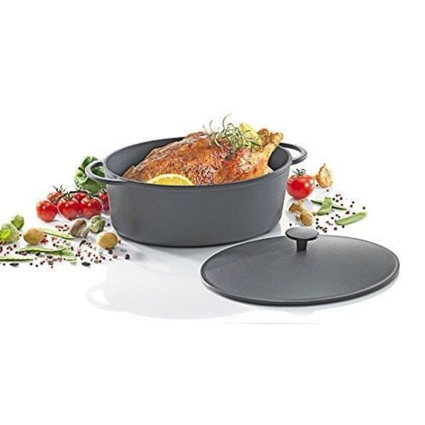 Rotisserie - Krüger - 2027378 - 34 cm - Rostfritt stål - Svart Svart