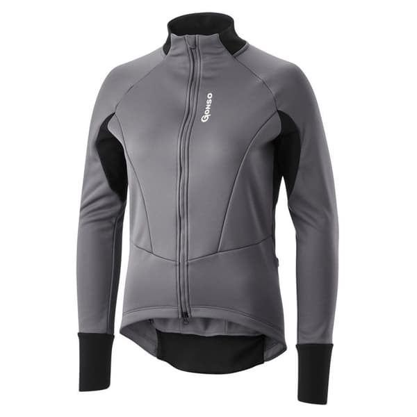 Gonso dam softshell träningsjacka kvicksilvergrå 40