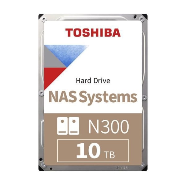 Toshiba N300 Hårddisk 10000GB SATA-hårddisk - Hårddiskar (3,5", 10000 GB, 7200 RPM, SATA, 256 MB, hårddisk)