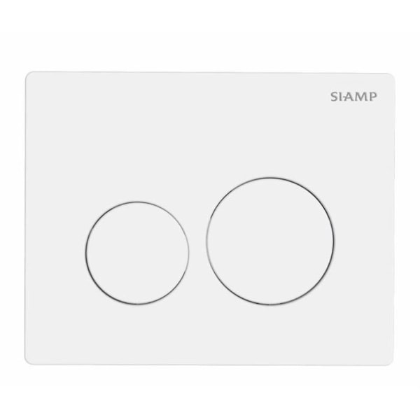 Kontrollpanel - Siamp - Dubbel vit sfär - Plast - Syntetisk - Vit