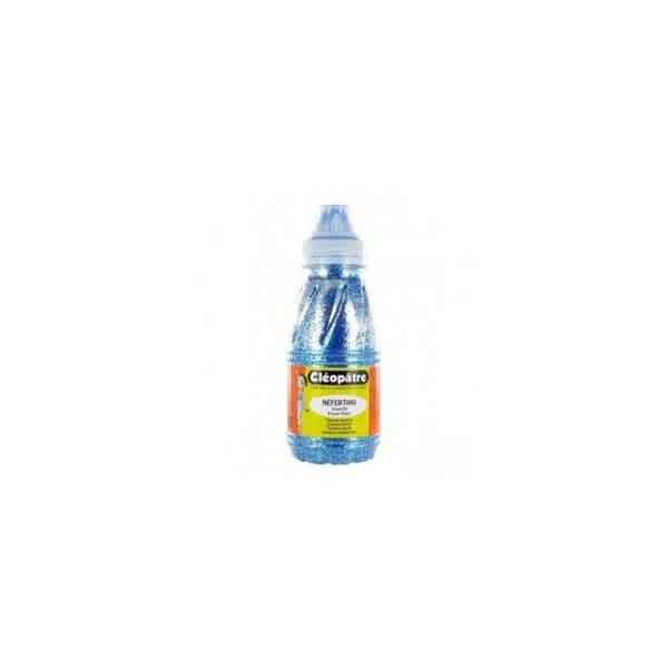 Glitterfärger - CLEOPATRE - 250 ml - Blå - För barn - Glittereffekt Blå