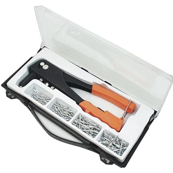 Nitång - MANNESMANN - Komplett kit - 100 nitar - 4 spetsar - Orange färg