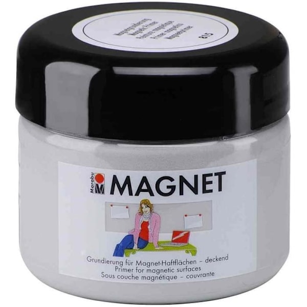 Färg - MARABU - Färglägg dina drömmar - 225 ml - Grå - Magnetisk Grå