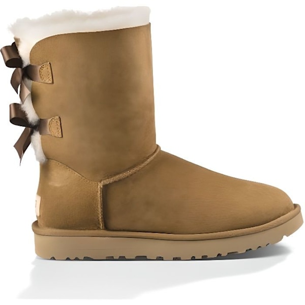 Botte - UGG - Bailey Bow II - Brun - Plat Klacke - Medium Höjd kastanj 41