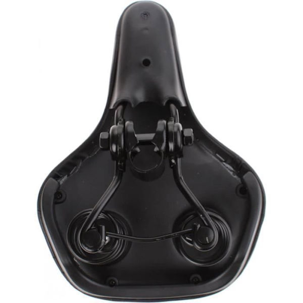 Cykelsadel - Dunlop - Svart - Gel - Monteras själv - Unisex svart