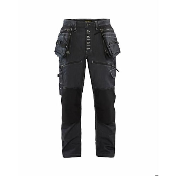 Pantalon hantverkare STRETCH - Blaklader - 19991141 - Stretchtyg - Förstärkta fickor - Låg grenlängd Marinblå/svart 48
