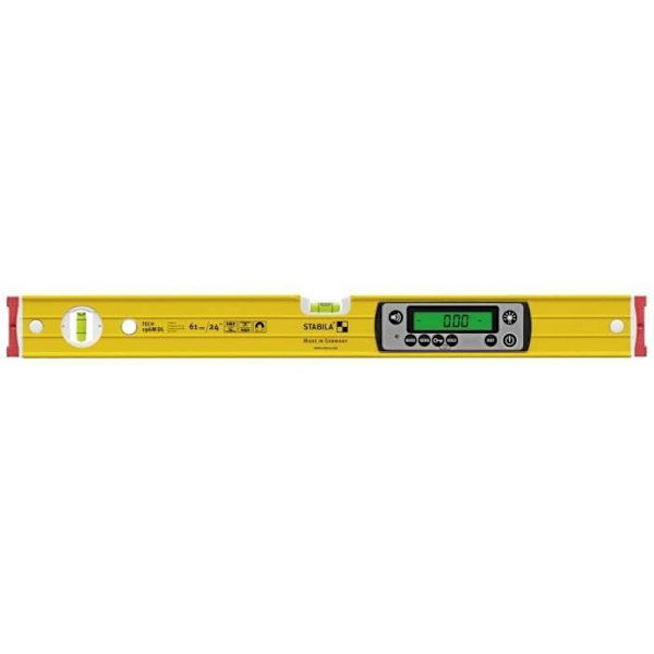 STABILA TECH 196M DL digitalt vattenpass med magnet och halkskydd - 61 cm 0,5 m