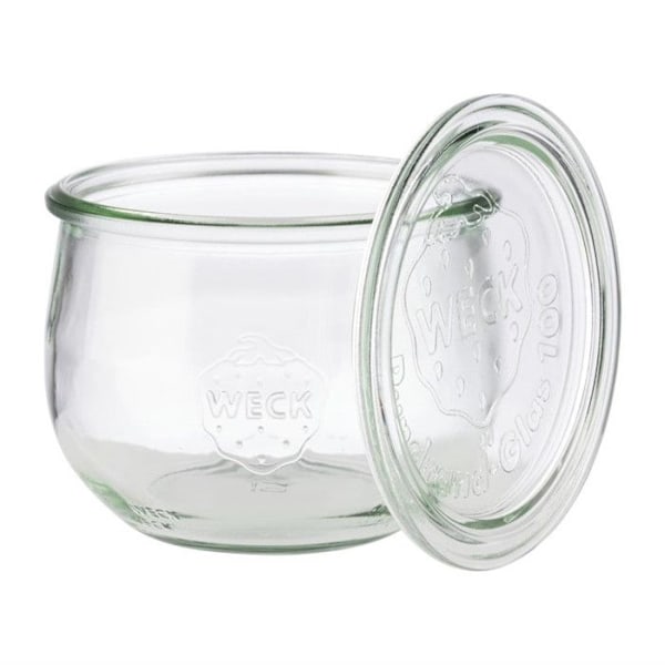Glasburkar - APS - Tulpan - 580 ml - Set om 6 - Diskmaskin och frys-kompatibla Transparent