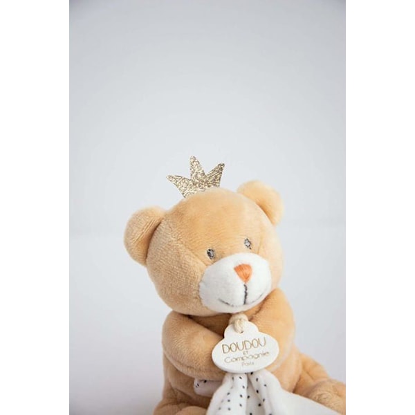 Bear Little King docka med gosedjur - DOUDOU ET COMPAGNIE - 10 cm - Blandat - Födelse