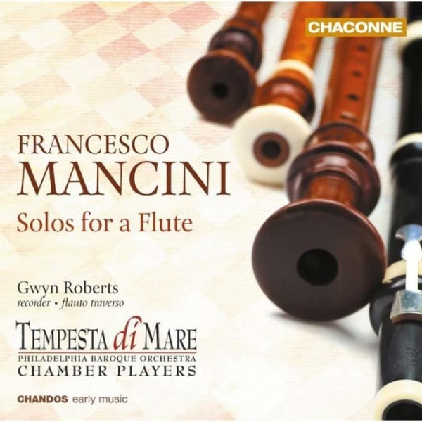 Solon för flöjt av Francesco Mancini (CD)
