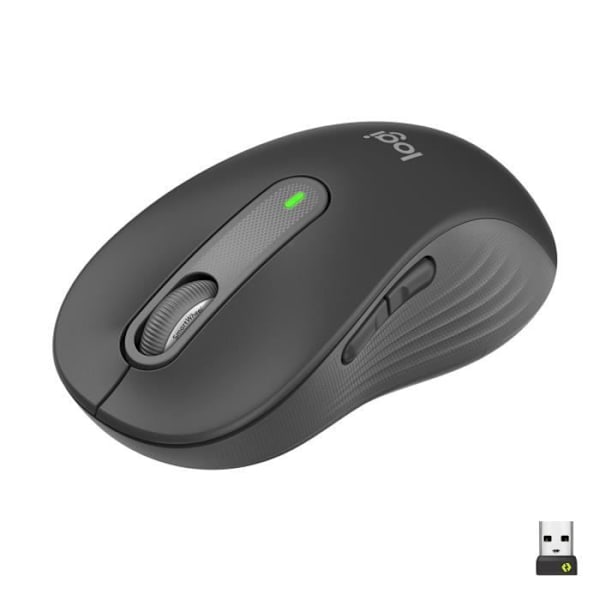 Logitech Large Size Wireless Mouse Signature M650 L Tyst, Bluetooth - Grafit