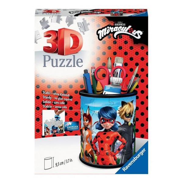 Pussel 3D 54 bitar Pennskrin: Miraculous