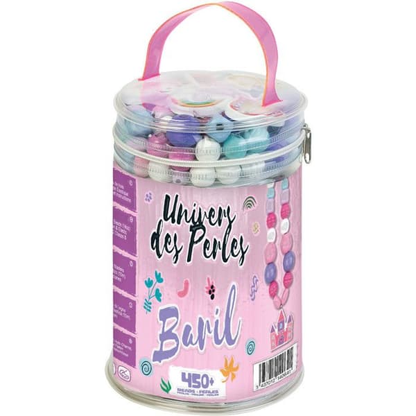 Fyrkant 450 Träpärlor A2104064 violett/blå/rosa