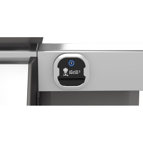 Ansluten termometer - WEBER - IGrill 3 - Omgivnings- och kärntemperaturmätning Svartvitt