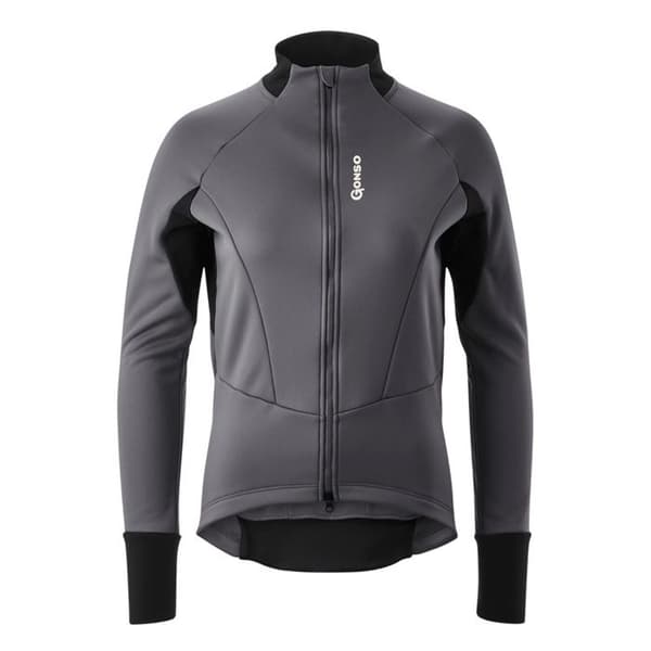 Gonso dam softshell träningsjacka kvicksilvergrå 40