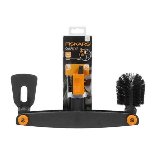 Quikfit™ rännrengöring - FISKARS - Bredd 45 mm - 2 i 1 verktyg Svart